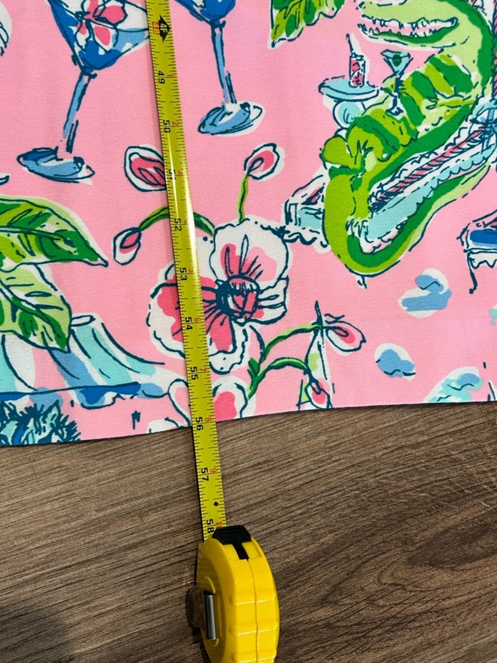 NWT! Lilly Pulitzer Occelpo Pink Tropical Print V-Neck Maxi Caftan Dress Size 2 - Picture 10 of 11